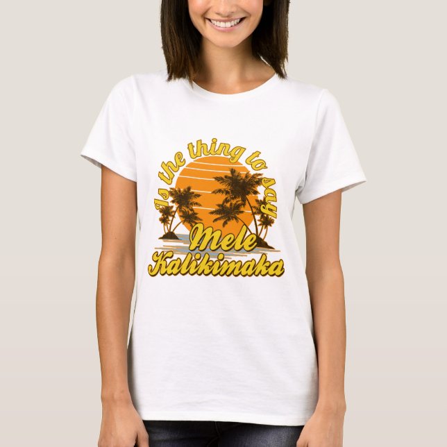 Mele Kalikimaka T-Shirt (Front)