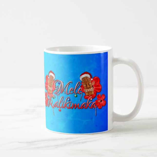 Mele Kalikimaka Tiki Coffee Mug (Right)