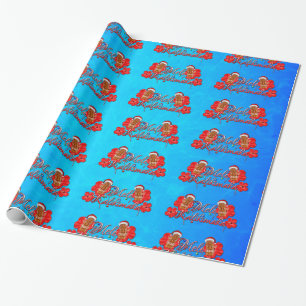 Mele Kalikimaka Tiki Wrapping Paper