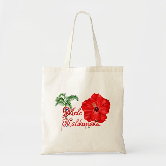 Mele Kalikimaka Tote Bag (Front)