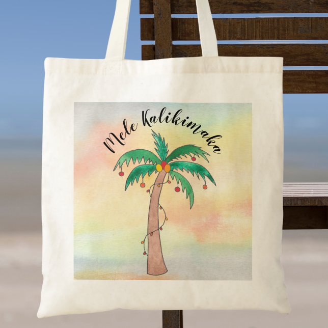 Mele Kalikimaka  Tote Bag (Creator Uploaded)