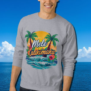 Mele Kalikimaka Tropical Christmas  Sweatshirt