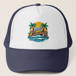 Mele Kalikimaka Tropical Christmas  Trucker Hat