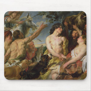 Meleager and Atalanta (oil on canvas) Mouse Pad