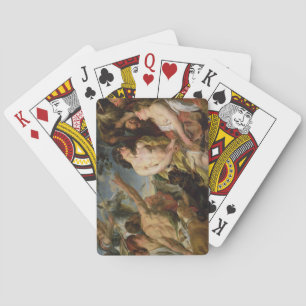 Meleager and Atalanta (oil on canvas) Playing Cards