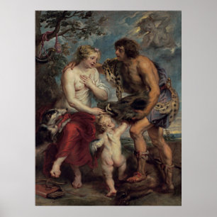Meleager and Atalante Poster