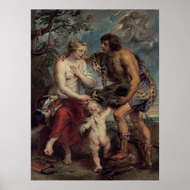 Meleager and Atalante Poster (Front)