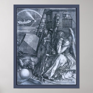 Melencolia I by Albrect Durer Poster