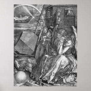 Melencolia Print by Albrecht Durer