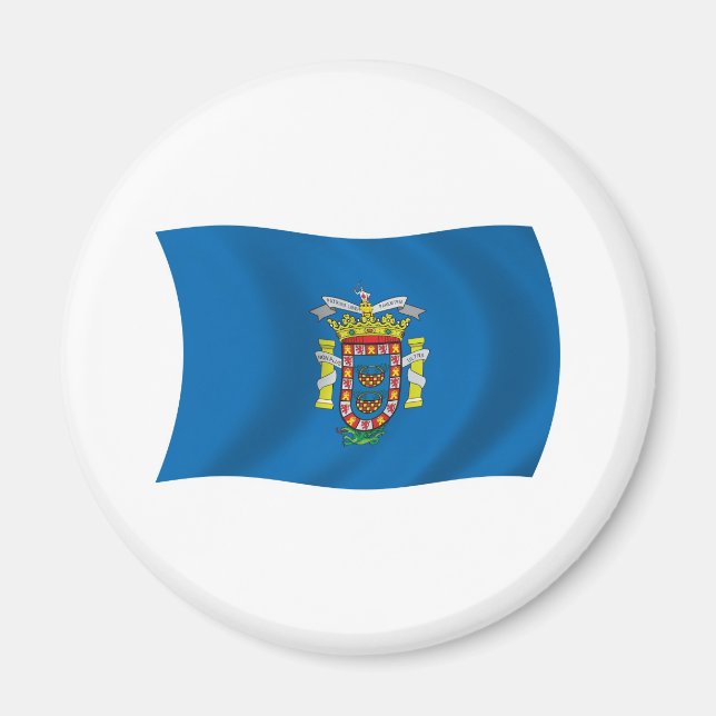 Melilla Flag Magnet (Front)