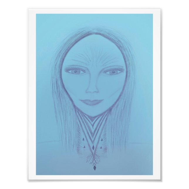 Melina Galactic Being Photo Print (Front)