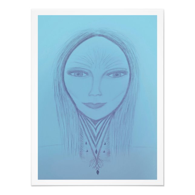 Melina Galactic Being Photo Print (Front)