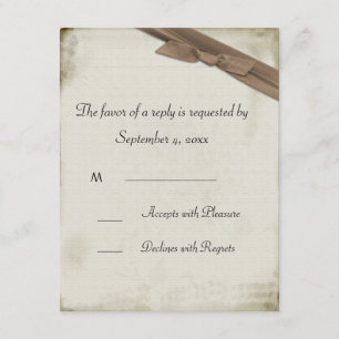 Melinda Vintage Lace Response Card