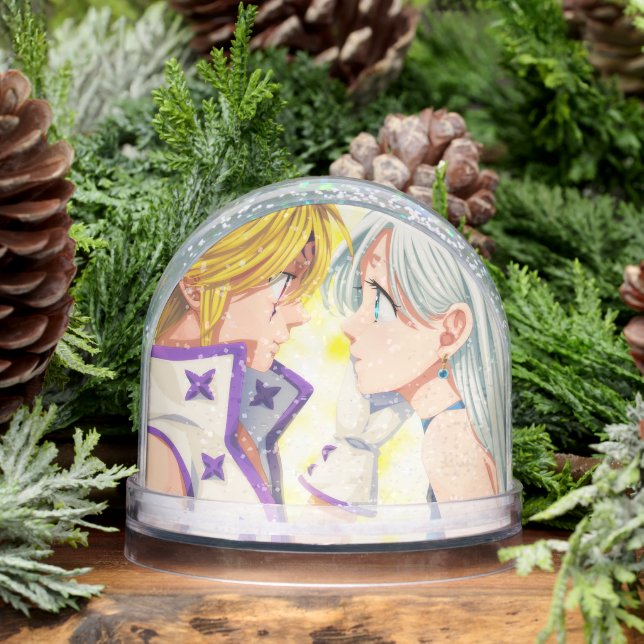 Melioda and elizabeth snowglobe (Winter)