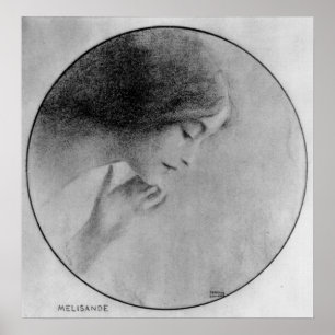 Melisande by Fernand Khnopff Poster