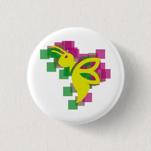 Melissa  3 cm round badge