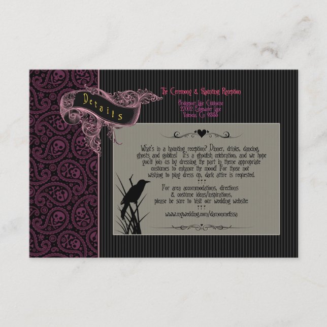 Melissa Damon Details Enclosure Card (Front)