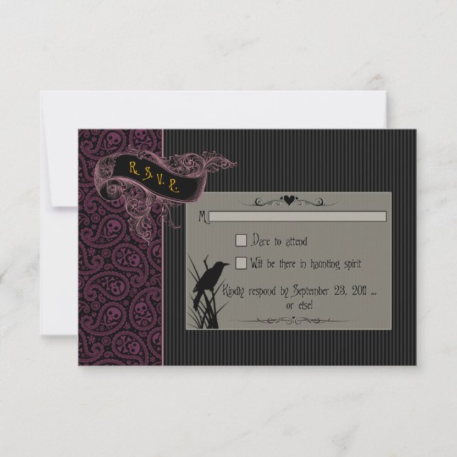 melissa Damon RSVP Card (Front)