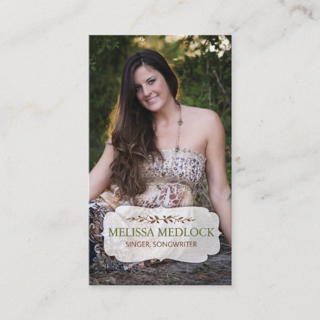 Melissa Medlock Calling Card (Front)