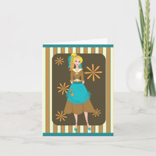 Melissa Serves Pie Holiday Card