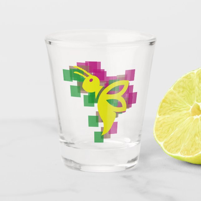 Melissa  shot glass (Front)