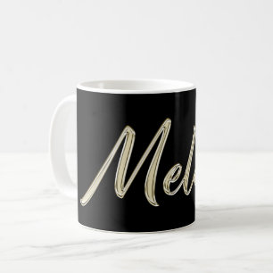 Melissa white gold Handwriting Tasse Kaffeetasse Coffee Mug