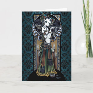 "Melita" Gothic Tribal Fusion Dancer Art Card