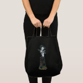 "Melita" Gothic Tribal Fusion Dancer Canvas Tote (Front (Product))