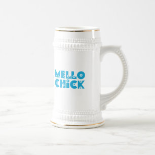 Mello Chick Beer Stein