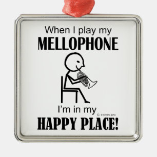 Mellophone Happy Place Metal Tree Decoration
