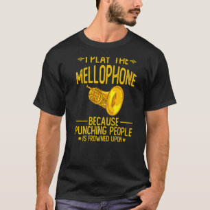 Mellophone Instrument Music Player Beginner Lesson T-Shirt