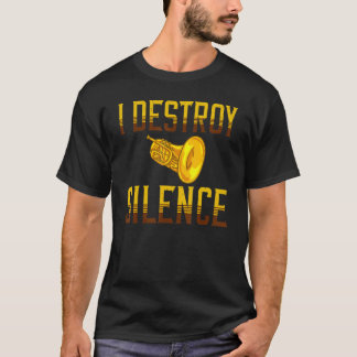 Mellophone Instrument Music Player Beginner Lesson T-Shirt