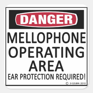 Mellophone Operating Area Square Sticker