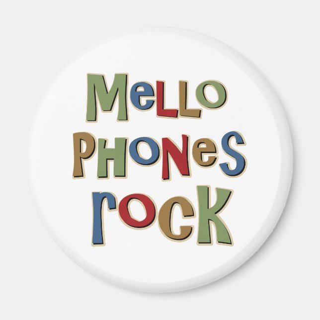 Mellophones Rock Magnet (Front)