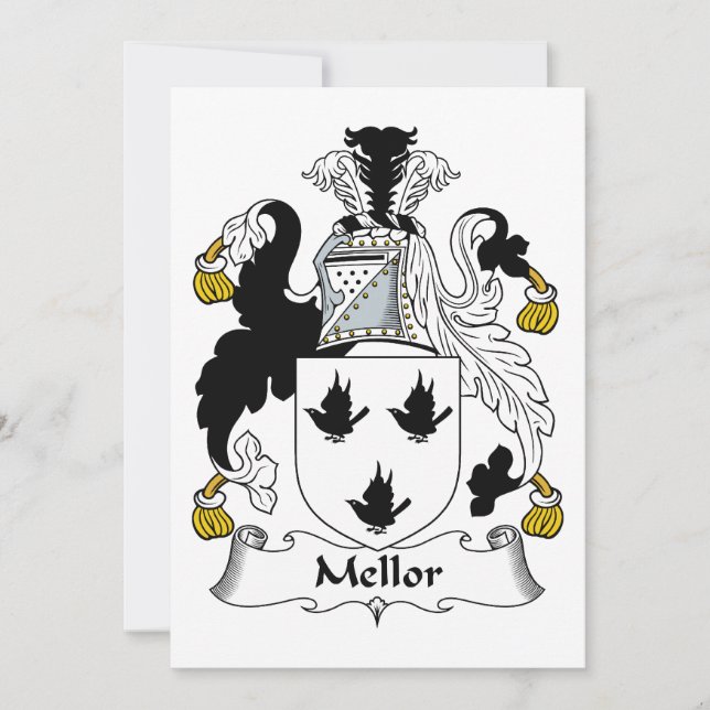 Mellor Family Crest (Front)