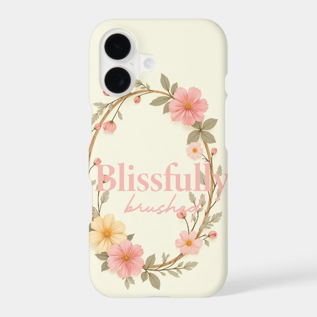 Mellow Blooms iPhone Case (Back)