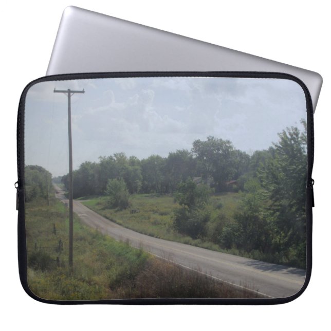 Mellow Country Road Laptop Sleeve (Front)