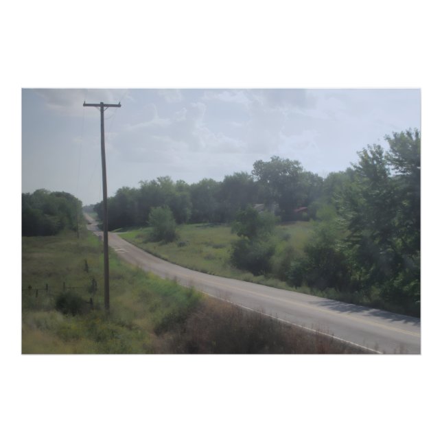 Mellow Country Road Photo Print (Front)