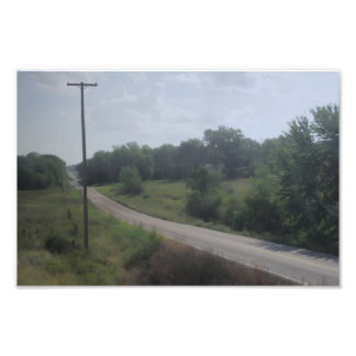 Mellow Country Road Photo Print