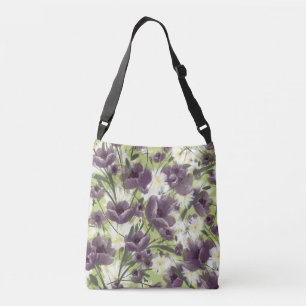 Mellow Garden Purple Poppies Bag