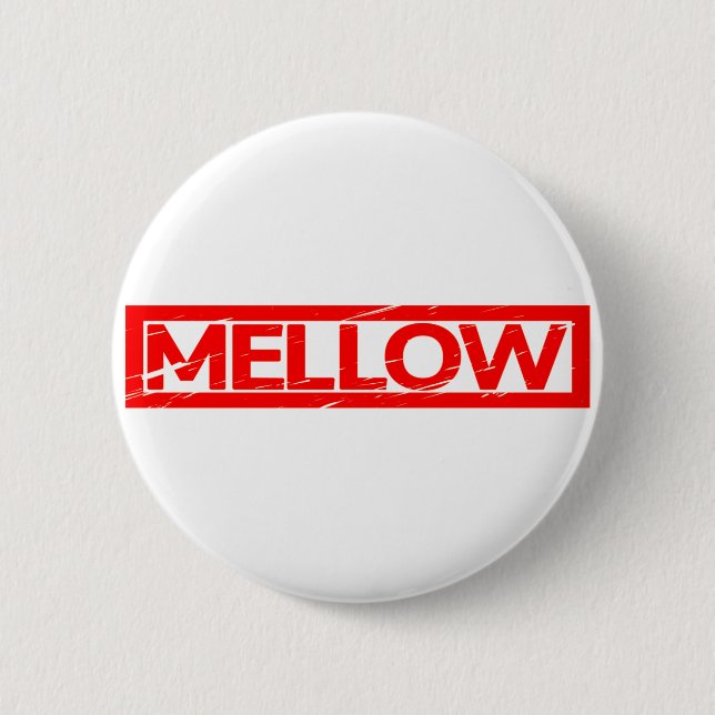 Mellow Stamp 6 Cm Round Badge (Front)