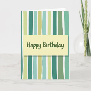 Mellow Yellow Birthday Card