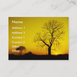 Mellow Yellow Business Card