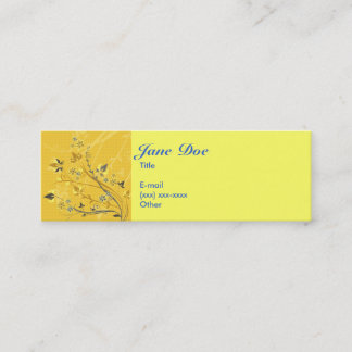 Mellow Yellow Calling Card - Customised