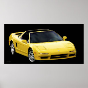 MELLOW YELLOW NSX POSTER
