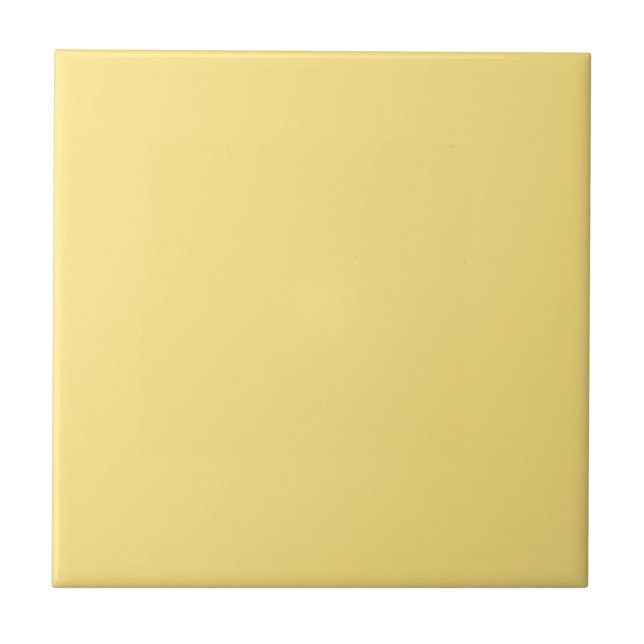 Mellow Yellow Solid Color Tile (Front)