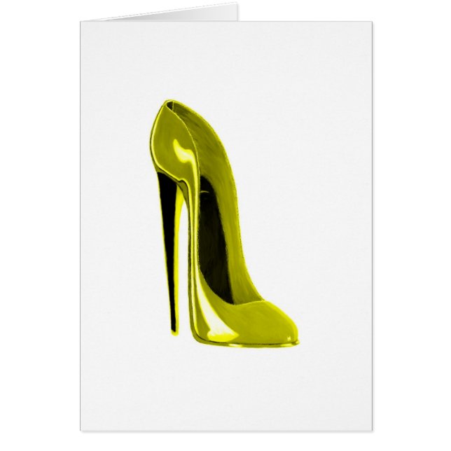 Mellow Yellow Stiletto Shoe (Front)