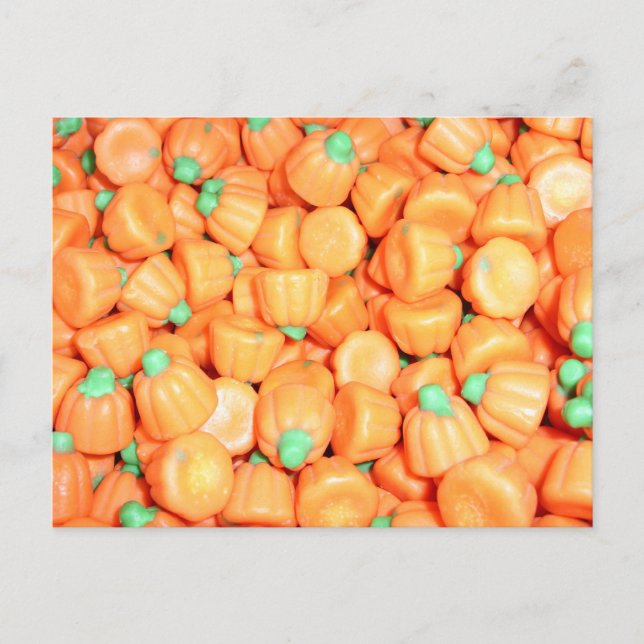 Mellowcreme Pumpkins Candy Postcard (Front)