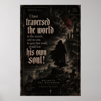 Melmoth the Wanderer – The Price of a Soul | Dark  Poster