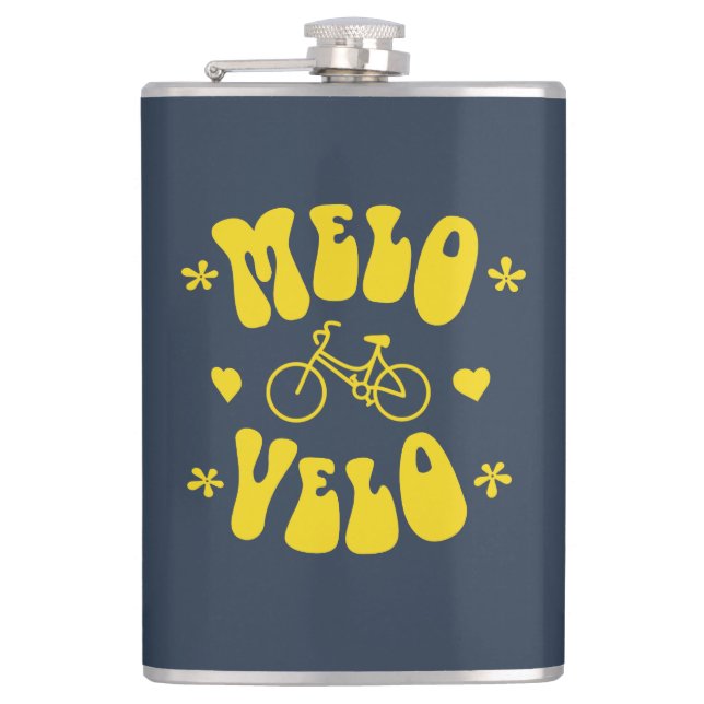 Melo Velo Hip Flask (Front)